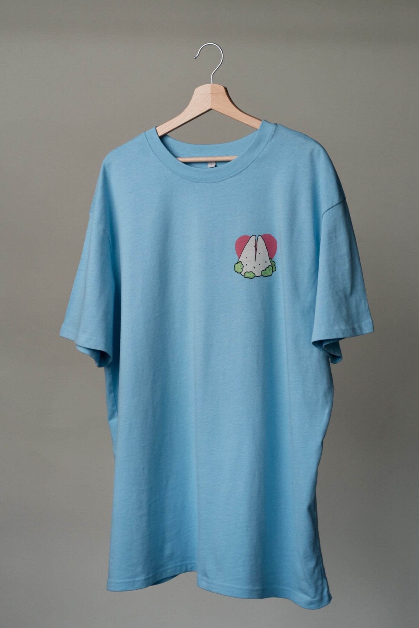 T- Shirt "Venushügel" Hellblau