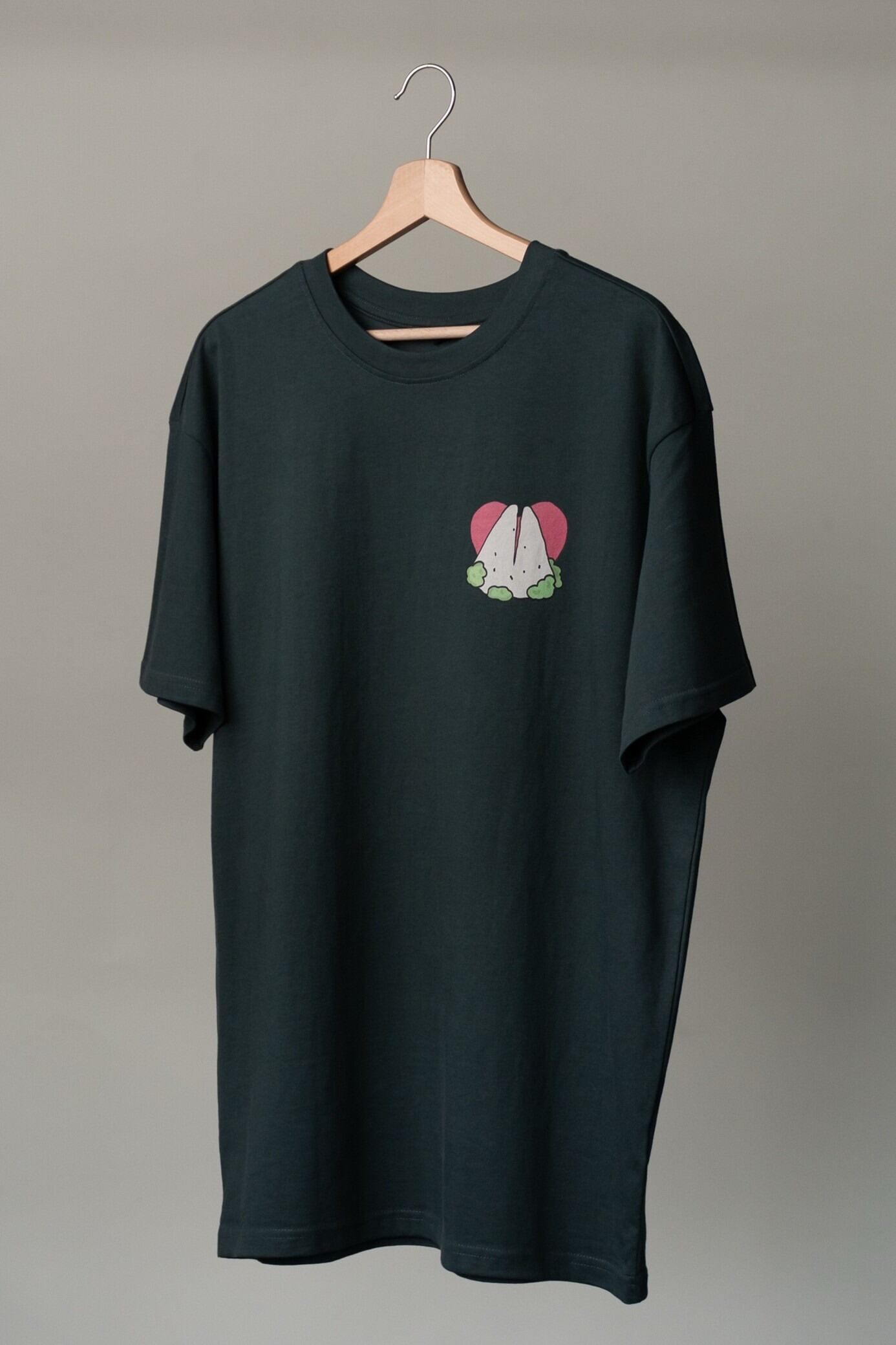 T- Shirt "Venushügel" Dunkelgrün