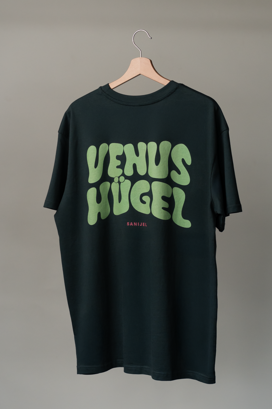 T- Shirt "Venushügel" Dunkelgrün