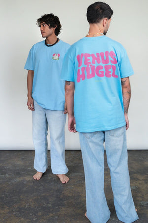 T- Shirt "Venushügel" Hellblau